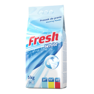Пральний порошок FRESH White, 5 кг